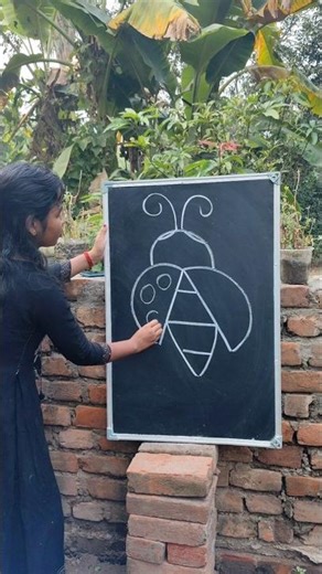 Easy Insect 🐝 drawing #art #drawing #trending