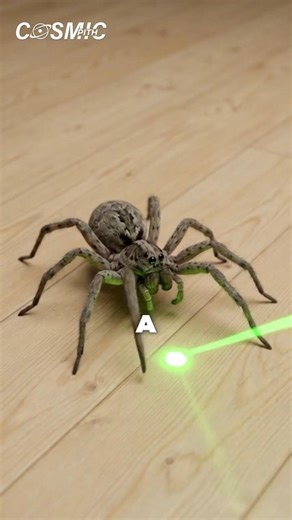 Never Shine a Laser at a Spider… Here’s Why 🕷️