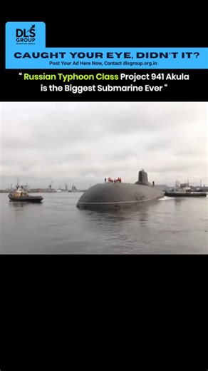 𝘛𝘢𝘶𝘩𝘦𝘦𝘥 𝘩𝘦𝘳𝘦 on Instagram: "The Russian Typhoon class, also called Project 941 Akula, is the largest submarine in the world. It measures 175 meters long, 23 meters wide, and displaces 48,000 tons submerged. Nuclear-powered, it carried 20 intercontinental ballistic missiles and had two parallel pressure hulls for strength. It could operate under Arctic ice for months. The last one, TK‑208 Dmitry Donskoy, was decommissioned in 2023, marking the end of this record-breaking submarine. #ru