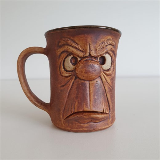 Chris Shaw Shawramics Mugmen Grumpy Gordon Ceramic Mug