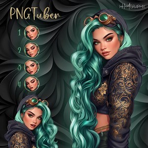 Female Vtuber Pngtuber | Vtuber Model | Twitch | Vtuber Assets | Digital Download | for Streaming, Youtube and Gaming | Female Model | PNG - Etsy