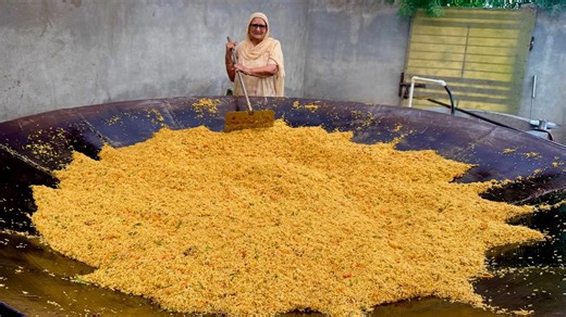 Biggest Tawa Pulao Ever Village Style Cooking