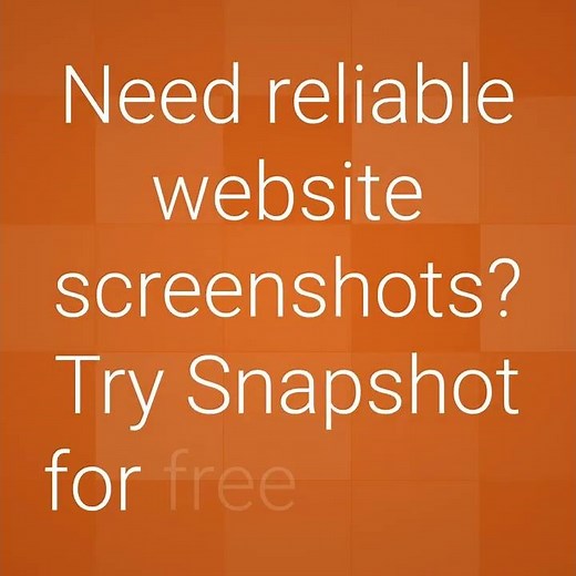 Snapshot Site Get high-resolution screenshots, device emulation, & more with Snapshot.