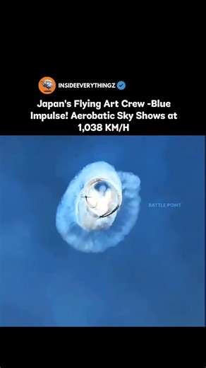 Explore l Learn l Facts on Instagram: "Japan’s legendary Blue Impulse team turns the sky into a canvas, performing breathtaking aerobatic shows while flying at speeds up to 1,038 km/h. These elite pilots execute razor-sharp turns, loops, and synchronized formations with unbelievable precision, painting smoke trails that look like airborne artwork. Every performance is a mix of extreme skill, split-second timing, and years of disciplined training. For spectators on the ground, it feels like watch