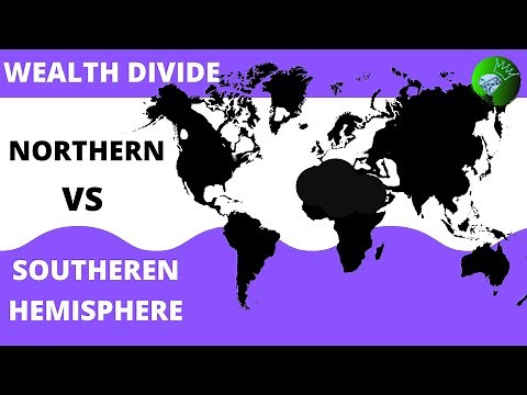 The global North - South divide (WEALTH DIVIDE)