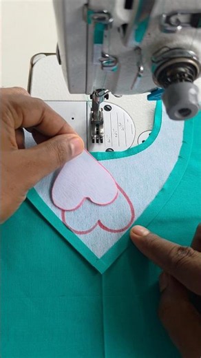 Love shape neck design #neck #design
