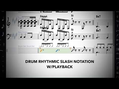 How to Format Drum Parts in Dorico (Cues, Slash Notation & Rhythm Slashes with Playback)