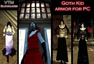 Goth kid for PC addon - Vampire: The Masquerade – Bloodlines