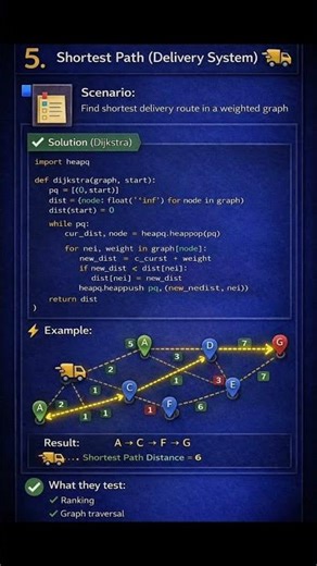 This ONE Python Algorithm Controls Delivery Time | Dijkstra Explained