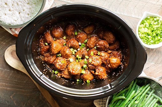 161K views · 244 reactions | How easy it this!? Full recipe here: https://www.themagicalslowcooker.com/slow-cooker-teriyaki-meatballs/ | The Magical Slow Cooker | Facebook