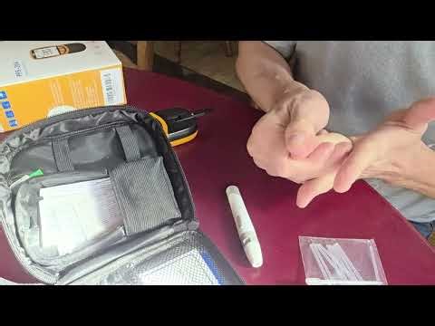 URIT PFS-30A Lipid Cholesterol Analyzer Usage (Warning Blood)