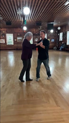 Beginning Student Demo of Nightclub Two Step with Rosanne and Mike #dickandednadance