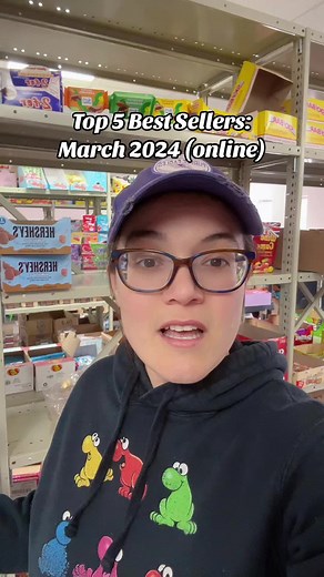 Here were our top 5 best selling candies in March 2024 (online)! #hellosweetscandy #candyshop #candystore #candy #bestsellers #wny #smallbusiness #top5 #candytok