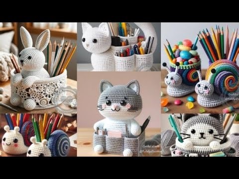 Beautiful Crochet Pencil Box Pattern ✨ | Easy Handmade Crochet Storage Idea | DIY Pencil Case 2025