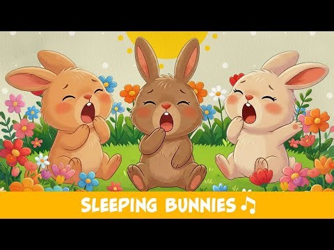Sleeping Bunnies - Nursery Rhyme - Quack And Clap 🎵🐰🙂