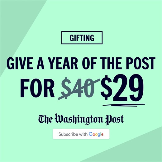 2.3K views · 192 reactions | Last-minute shopping? We’ve got you covered. A year of unlimited access to The Post’s award-winning journalism is now just $29. | Washington Post | Facebook