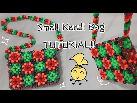 How to make a kandi square bag ☆