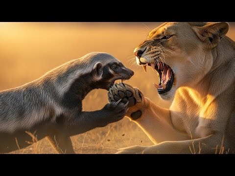 Honey Badger vs Lion: The Terrifying Fight That Shocked the Entire Savanna