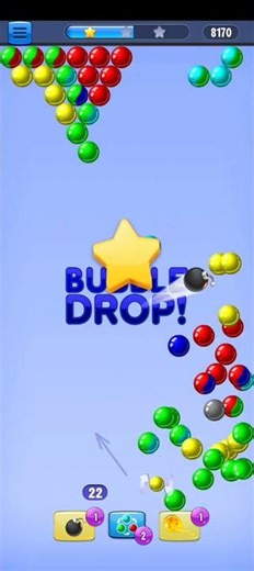 Bubble Shooter Perfect Shot 🎯 Satisfying Gameplay You Can't Skip! #shorts