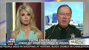 431K views · 6K shares | "My message is clear - we all have the First Amendment right" After being criticized by atheists, Polk County Sheriff Grady Judd refuses to back down and take off his uniform before spreading God's message. | Fox & Friends | Facebook