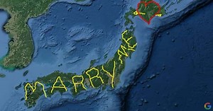 Man travels 4000 miles to spell out 'marry me' on Google Earth and that's as romantic as it gets