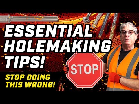 Essential Holemaking Tips! Drill, Center, Spot, Ream, and C'sink Better - Haas Automation, Inc.