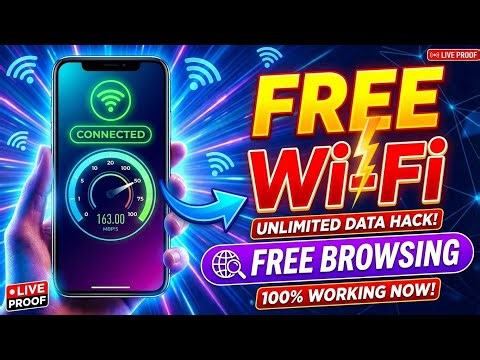 How to get FREE WiFi everytime