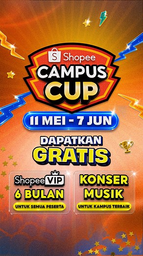 Shopee Campus Cup 2026: Ikut & Menangkan Konser Gratis di Kampus