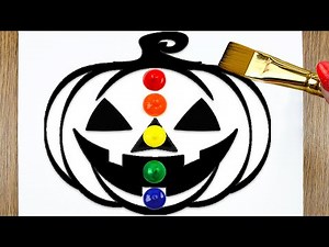 Anyone Can Paint This Halloween Painting! So Easy & Fun!