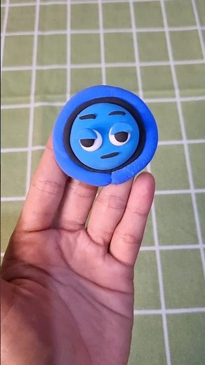 DIY: Sprunki Javin Blue CUTE pen 💙🖍️🖊️ #diy #claycrafts #clay #sprunki #sprunkiincredibox