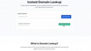 只需要输入一个关键词，从域名注册到SEO设计全部帮你搞定，无需注册登录，完全免费！