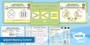 PlanIt Maths Year 2 Place Value Lesson Pack 10: Greater Than, Less Than and Equal To
