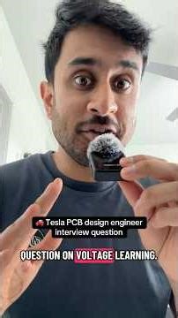 Tesla PCB design engineering interview question walk-through!