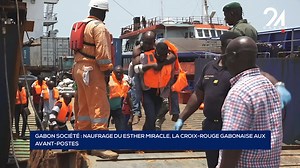 Gabon 🇬🇦 société : suite au naufrage du Esther Miracle au large de Libreville, la Croix-Rouge Gabonaise s’est déployée au lieu-dit Port-Môle pour venir en aide aux victimes et leur famille. | Gabon 24