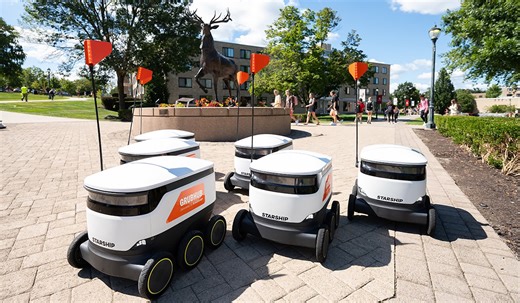 The rise of delivery robots is sparking vandalism, protests, and debate