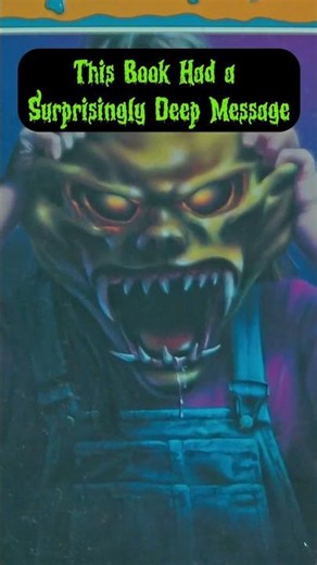 This Book Had a Surprisingly Deep Message 🤔 #Goosebumps #RLStine #90sKids #Retro #books