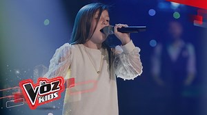 243K views · 4.9K reactions | #LaVozKids | Como una amante de lo artístico, esta participante cumple su sueño de presentarse en el Diamante con la canción 'Me muero' de A. Ávila y N. Jiménez. Revive el capítulo completo en Caracol Play aquí: caracol.page.link/4yyQ | La Voz Kids Colombia | Facebook