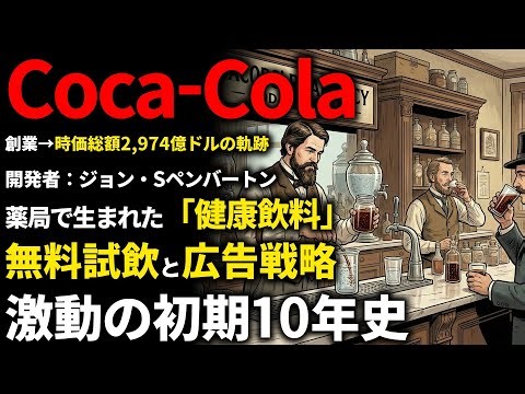 ゼロイチ：コカ・コーラ創業期を西口一希が解説。130年以上続く「世界最強ブランド」の原点、薬剤師ペンバートンの発明とブランド確立の10年とは
