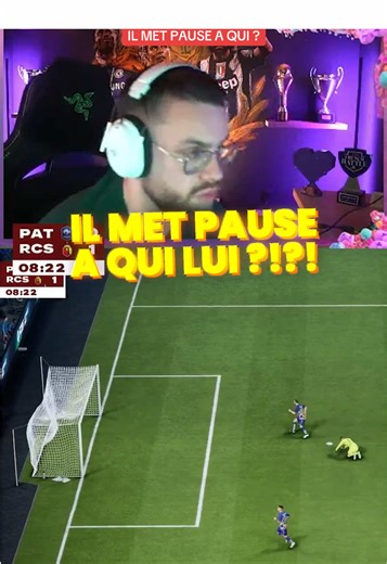 Un mec me met pause à 2-0 pour que je quittes 🤡 #rocky #FC26 #whattoplay