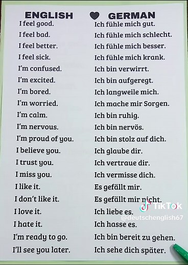 Learn english and german. Lerne Deutsch und Englisch ganz einfach mit meinem videos #deutsch #english #allemandfacile #learnenglish #deutscheinfach