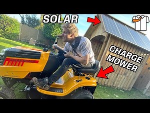 EV Mower Conversion with Solar Charging Station