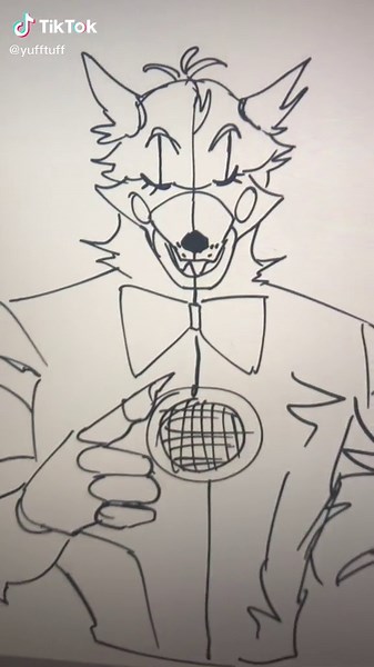 Made this since there’s a ft foxy plush in her room #roxannewolf #fnafsb #fnaf #fnafsecuritybreach #fnaffanart #funtimefoxy