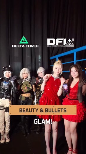 Delta Force Game on Instagram: "Bringing the glam and shine to DFIW, together! #deltaforce #gaming #esports #DFIW #DFIW2025"