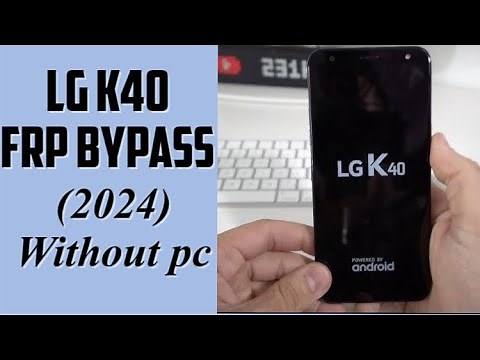 LG k40 frp bypass without pc || How to Bypass google account lg k40 (2024)(lmx420)