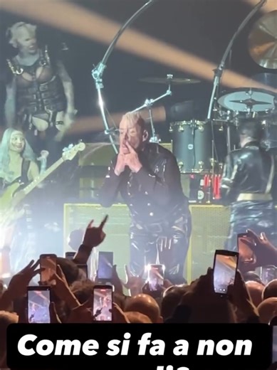 Rammstein - Till Lindemann throw mouth liquid with the band in the stage Europe Tour 2025 #rammstein #tilllindemann #lindemann #metal #раммштайн