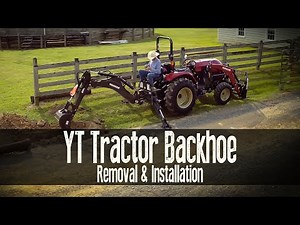 YANMAR YT Backhoe Remove & Reinstall