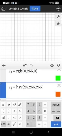 how to make 8 colors on desmos