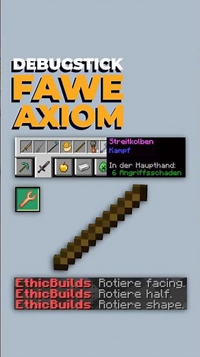 Debug Stick with EVERY item 😍 #minecraft #building