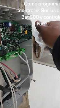 Como programar Controles Genius para Bat 300 y Brazos Facc🧑‍🔧👍.