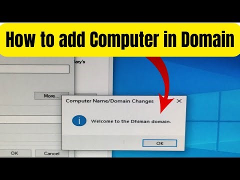 How to add Computer in Domain | How to join Active Directory Domain in Windows Server 2016 | 2019